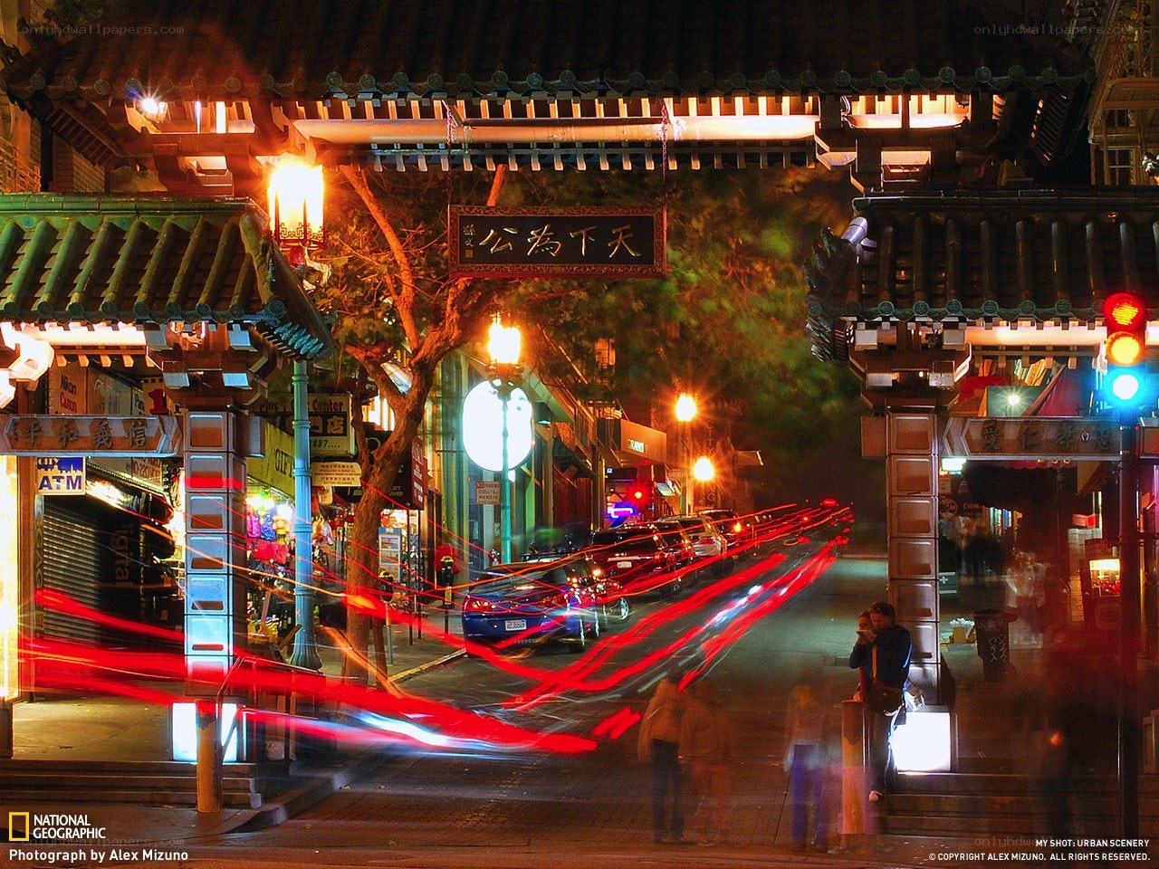 Chinatown night scene