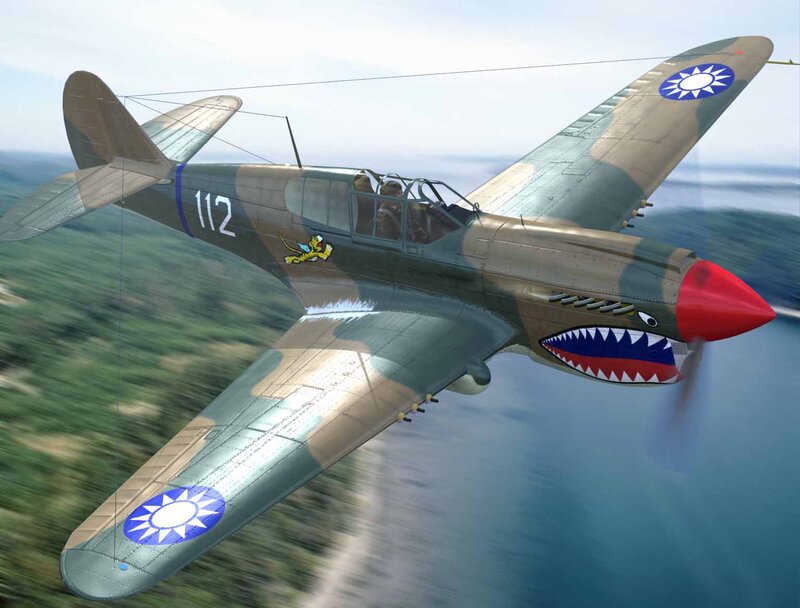 Chinese Air Force Fighter — Green, Dynamic