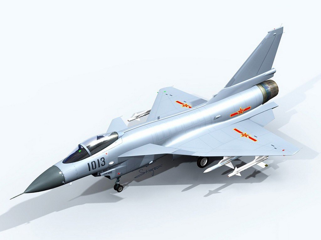 Chinese fighter jet model