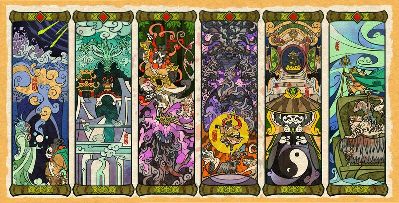 Chinese Mythology Art Series