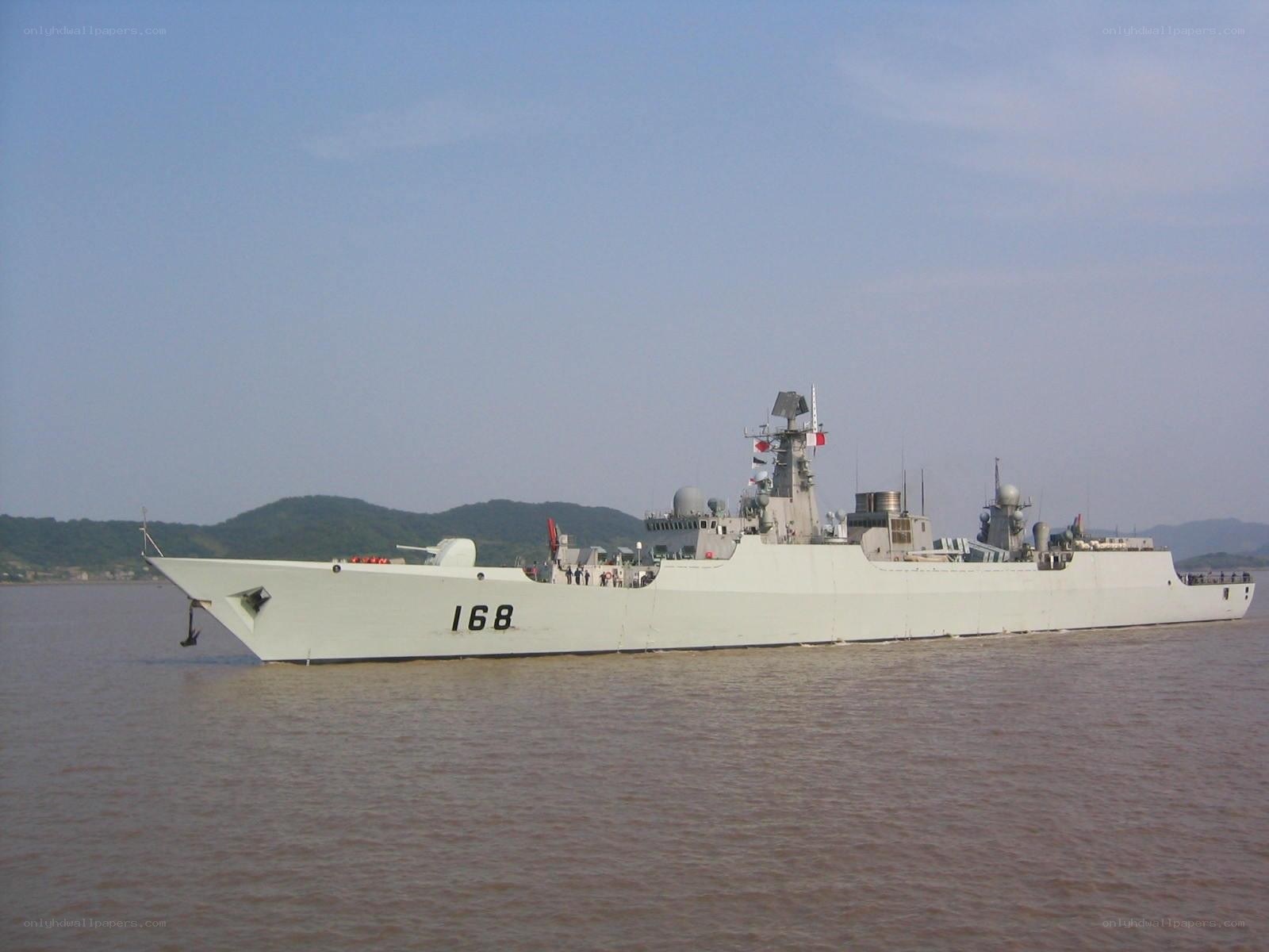 Chinese navy destroyer