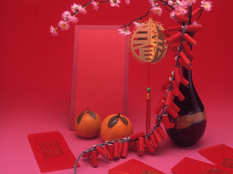 Chinese New Year Display — Red