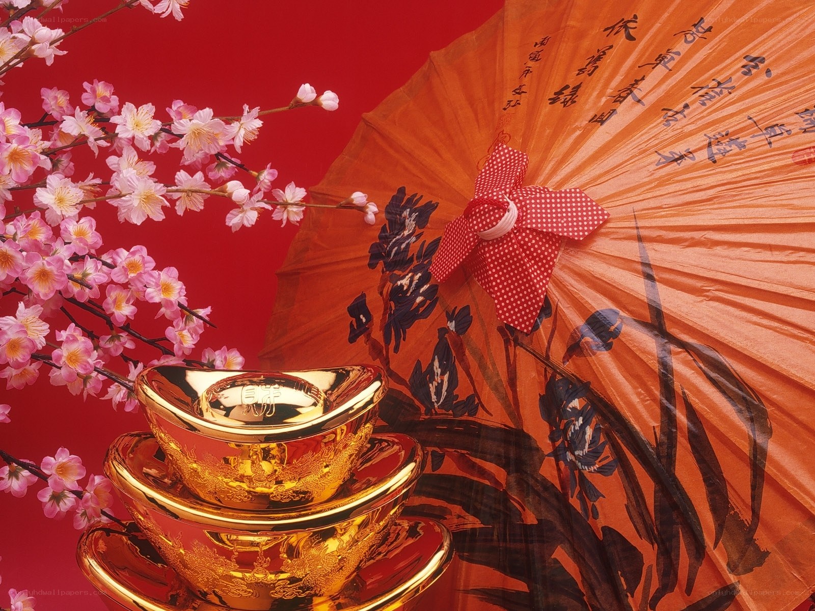 Chinese New Year gold ingots