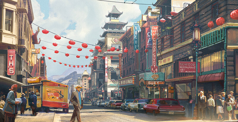 Chinese Street Scene