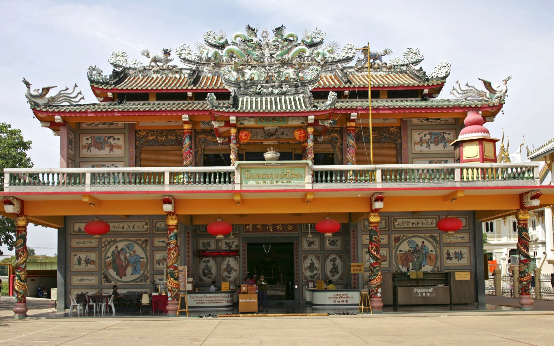 Chinese temple in Thailand