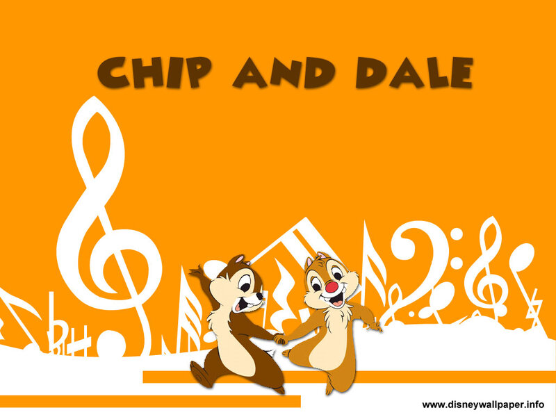 Chip and Dale Chipmunks — Orange