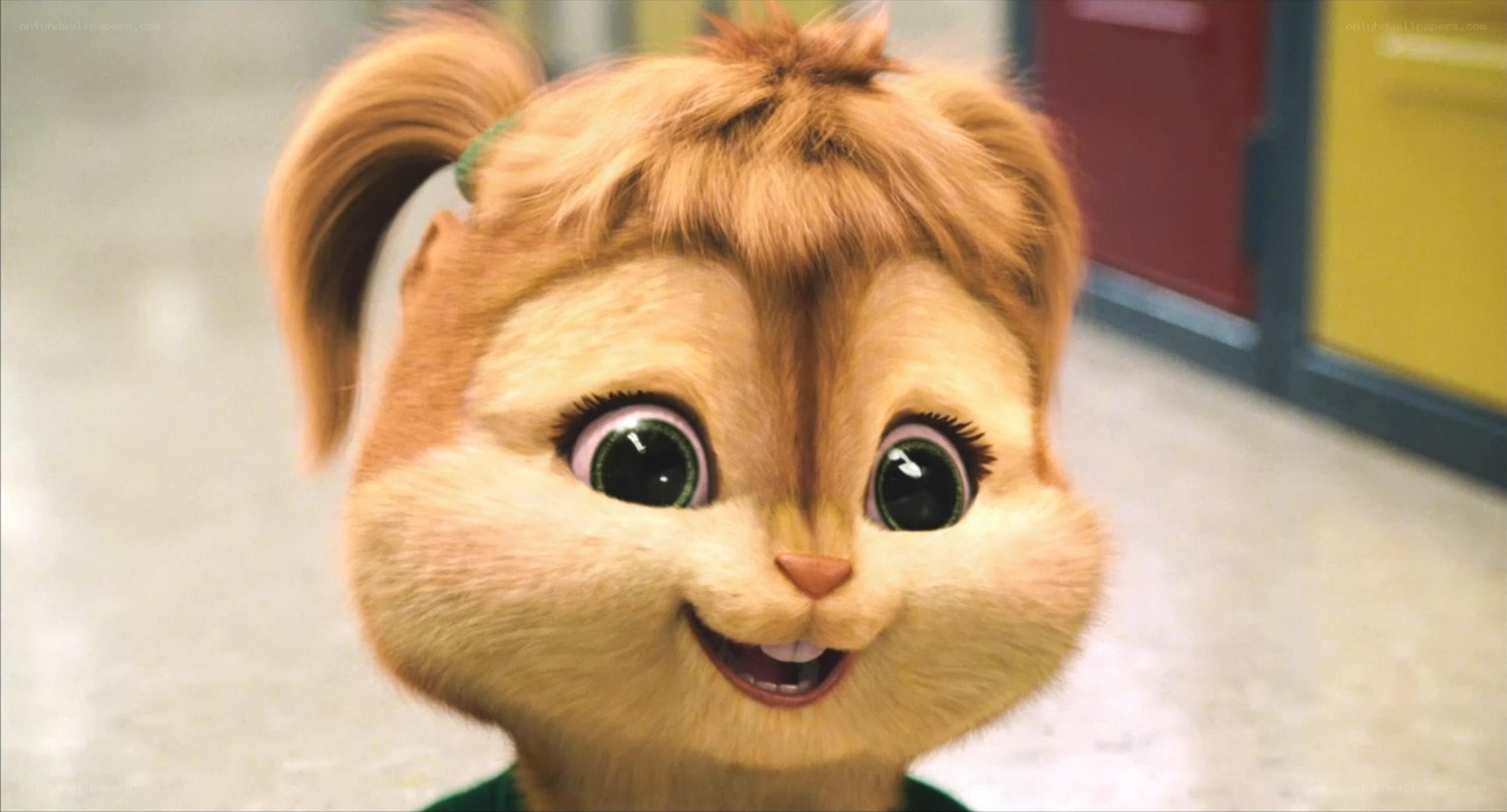 chipmunk character close-up
