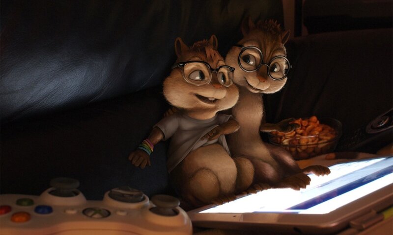 chipmunks playing video games