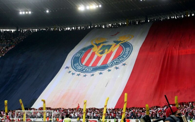 Chivas fans display giant banner