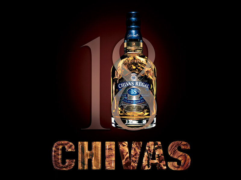 Chivas Regal 18 bottle
