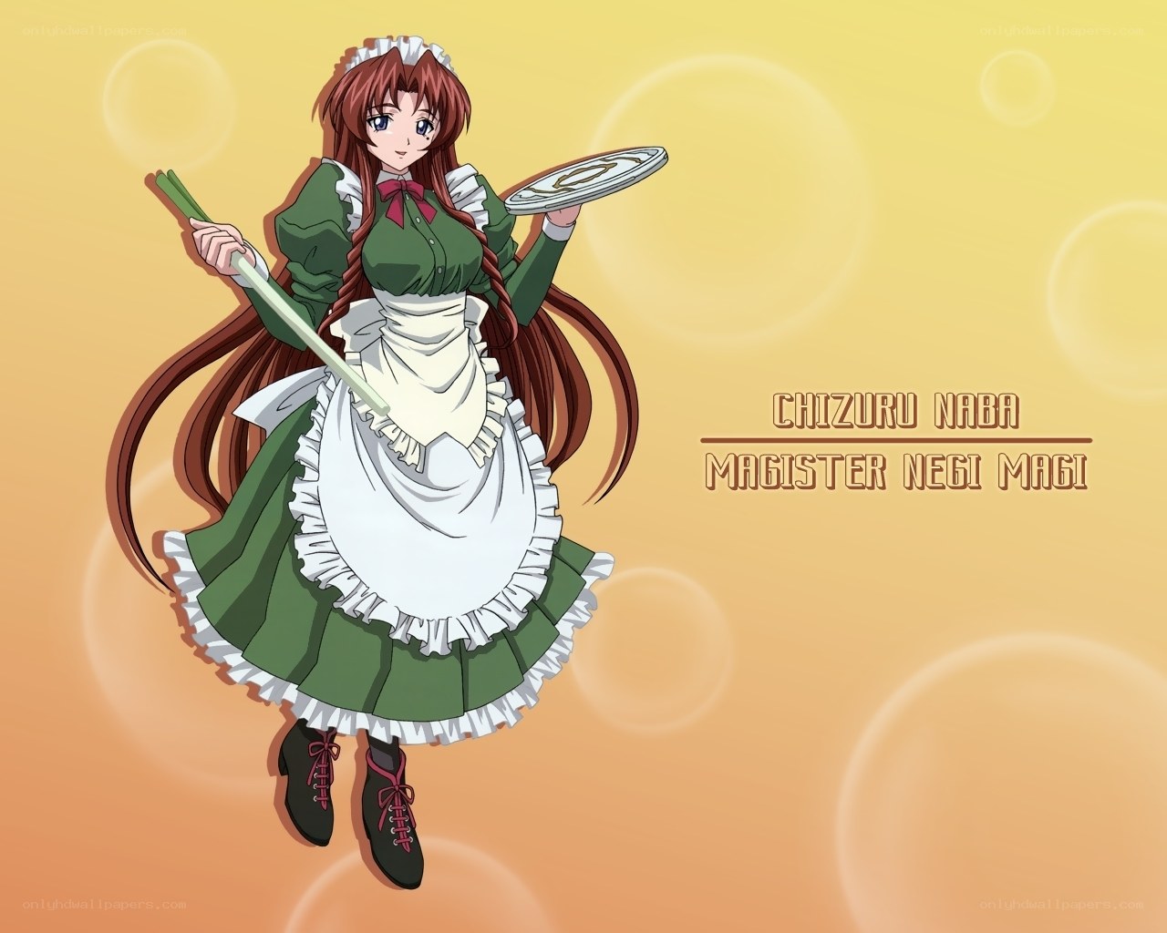 Chizuru Naba in maid outfit