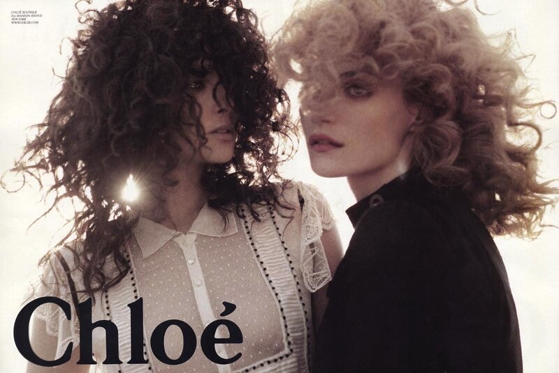 Chloé fashion magazine spread