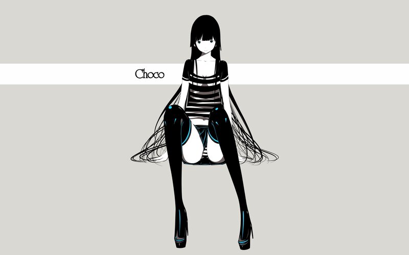 Choco anime character illustration