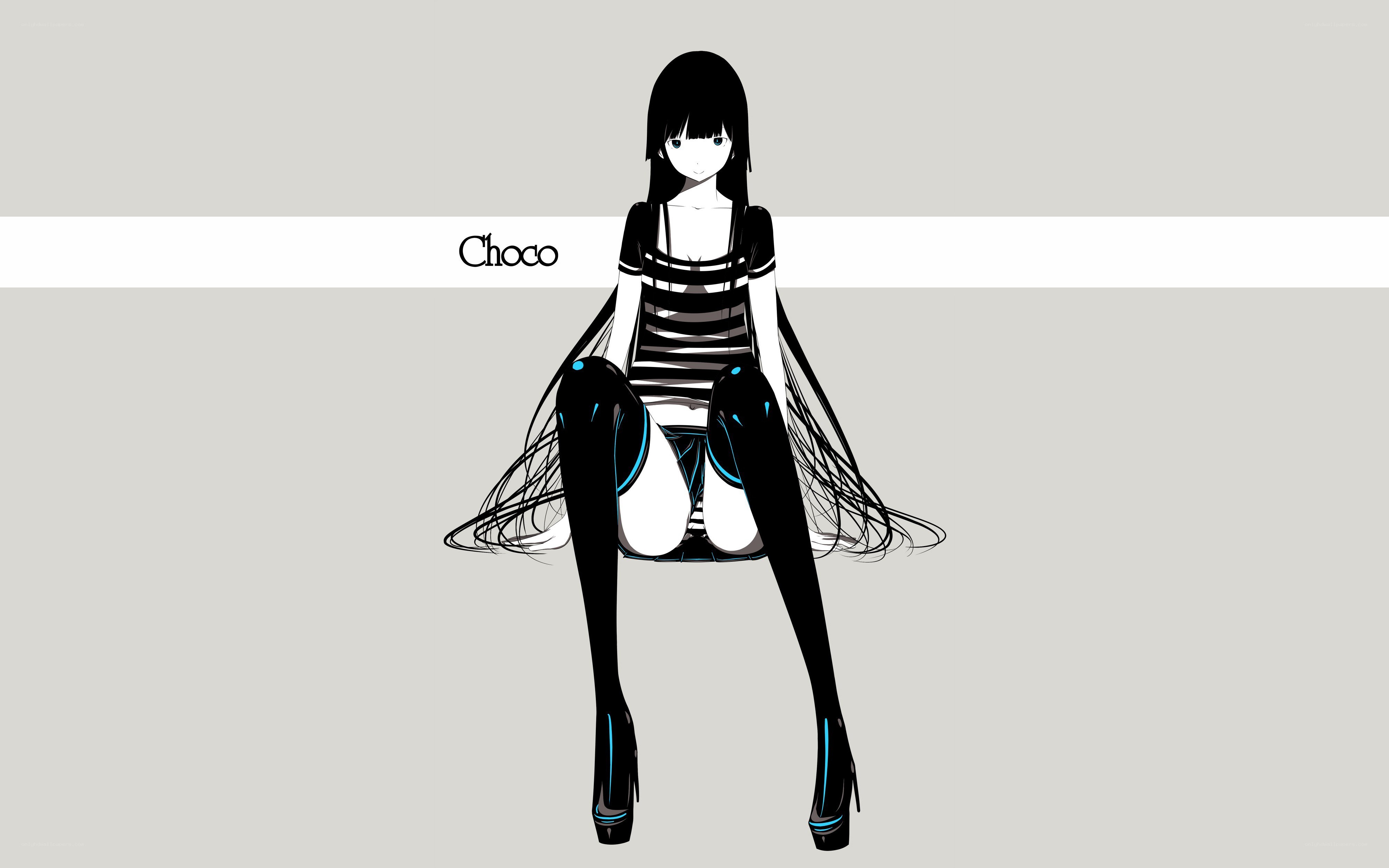 Choco anime character illustration