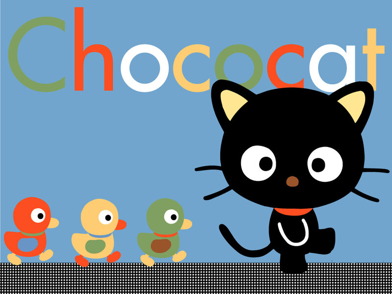 Chococat and ducklings