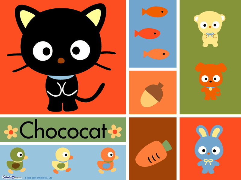 Chococat character grid