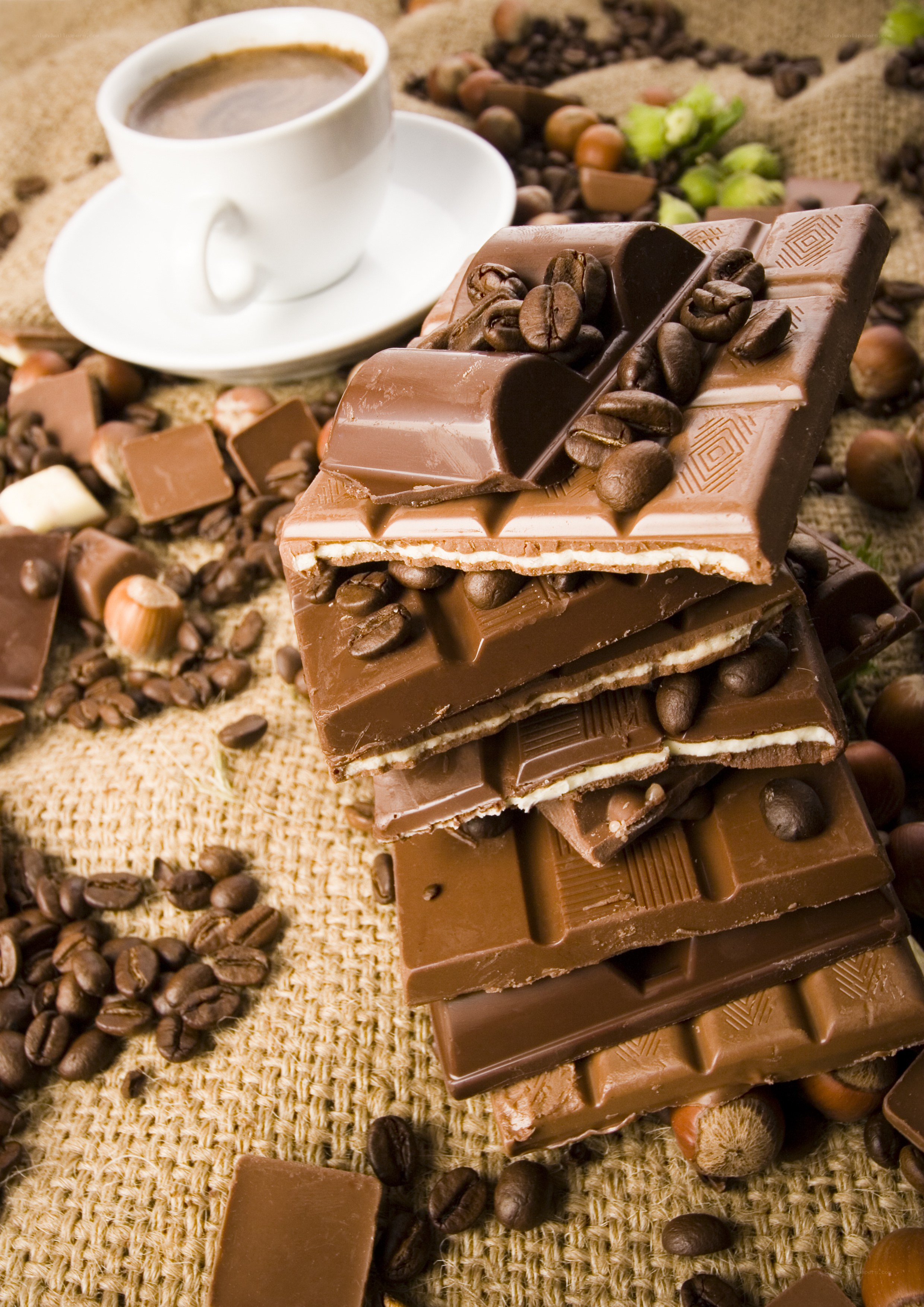 chocolate and coffee arrangement