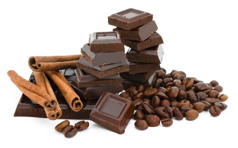 Chocolate and Coffee Beans — Brown, Neutral