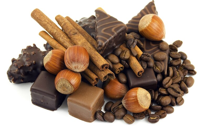 chocolate and coffee ingredients