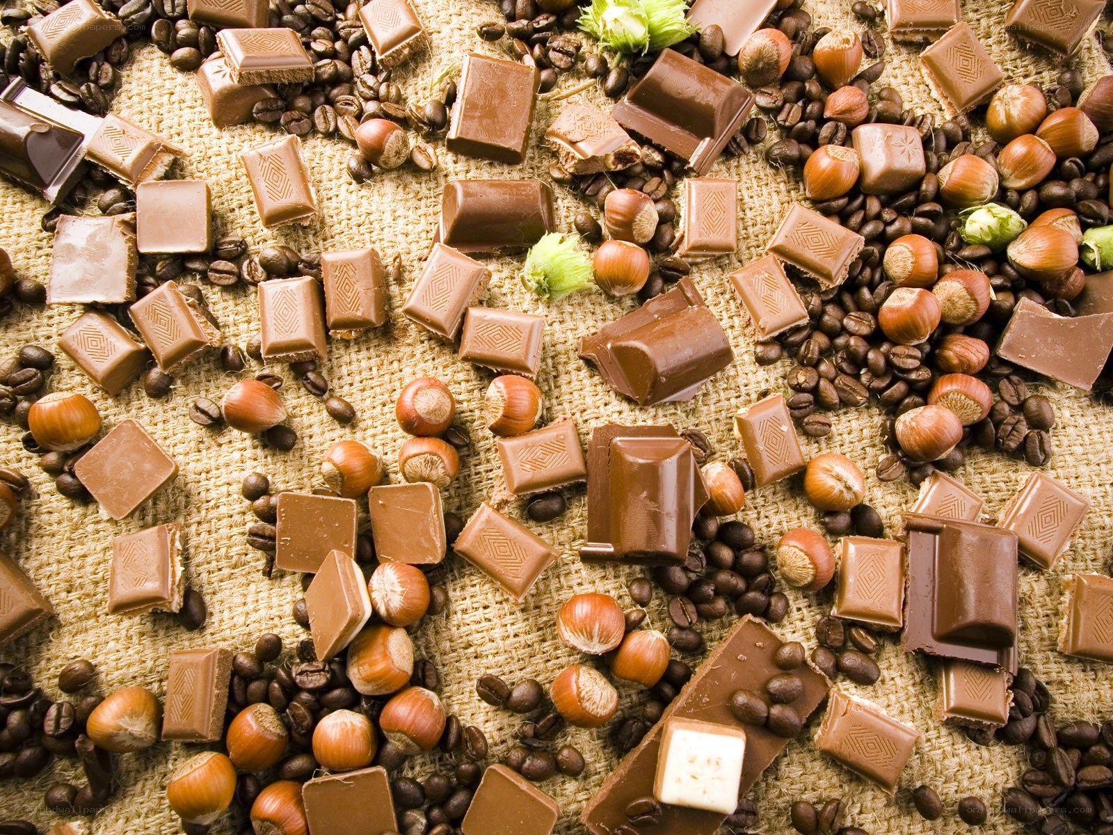 chocolate and hazelnut arrangement