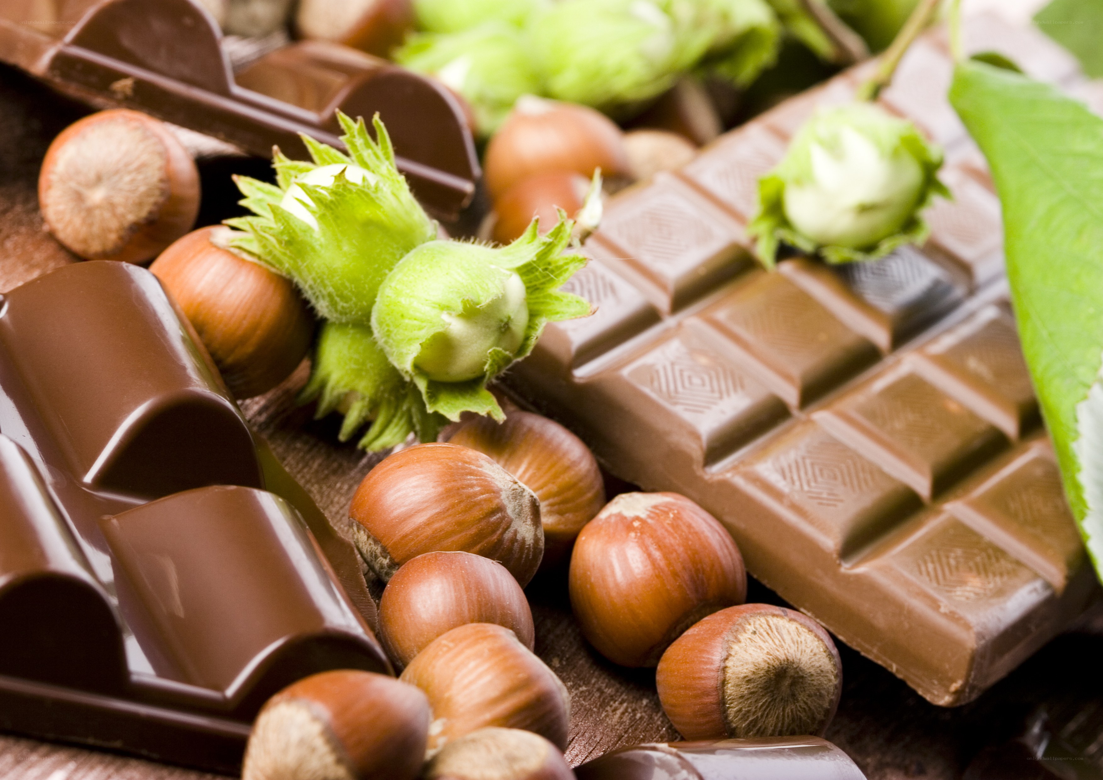 chocolate and hazelnuts