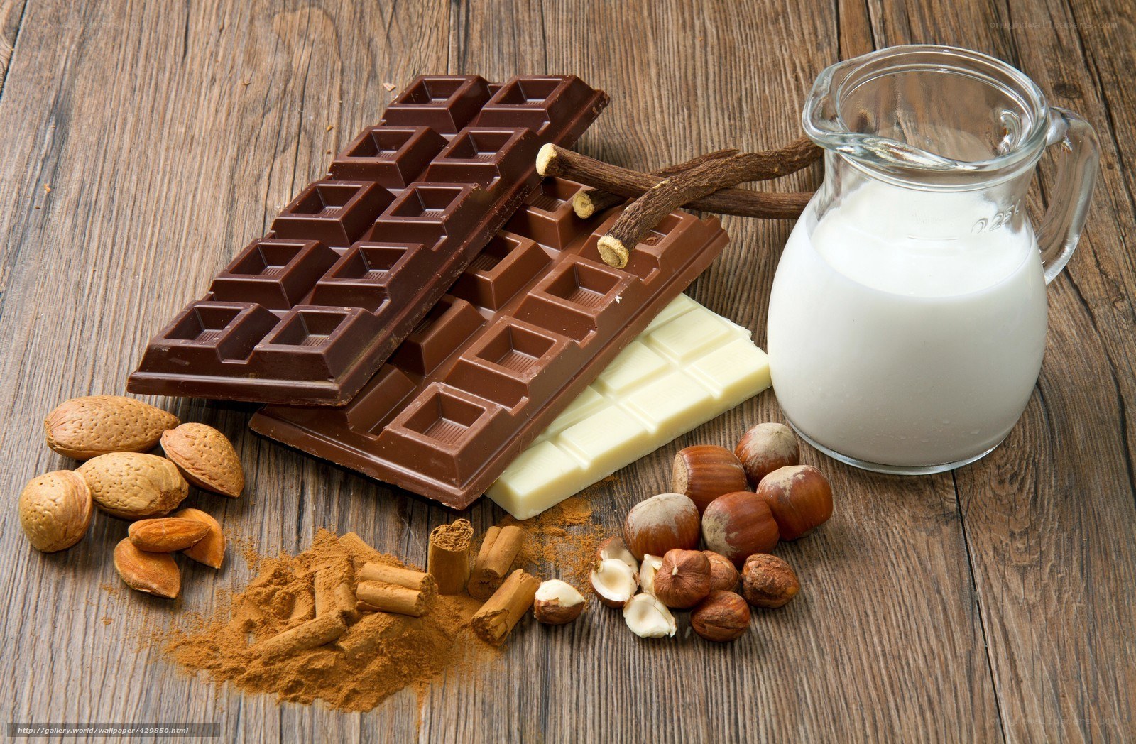 chocolate and nuts arrangement