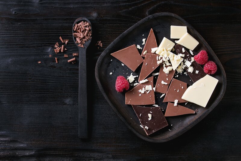 Chocolate and Raspberries — Black
