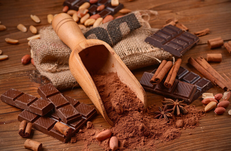 Chocolate and Spices — Brown, Warm, Photograph