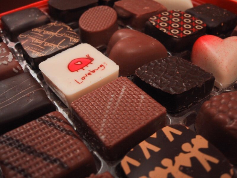 Chocolate Assortment — Brown, Indulgent, Photograph