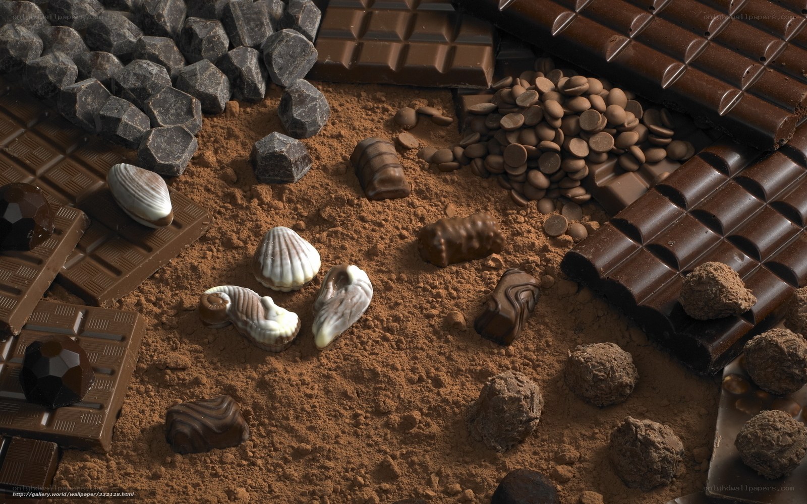 chocolate assortment display