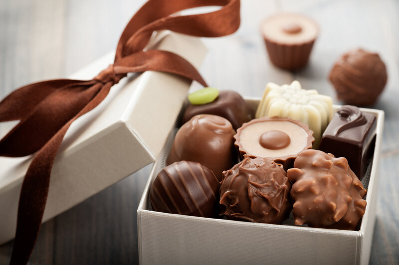 Chocolate Assortment in Box — Brown, Indulgent