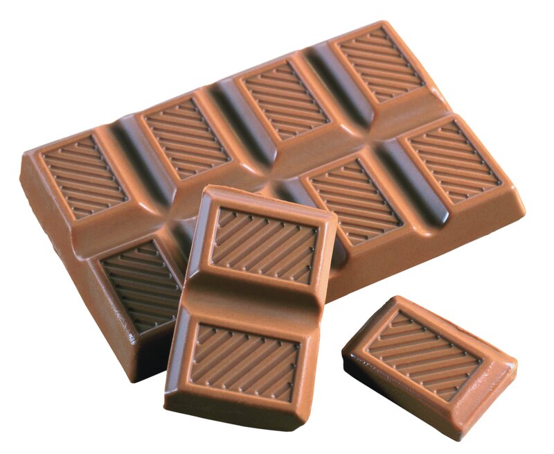 Chocolate Bar Pieces — Brown, Neutral