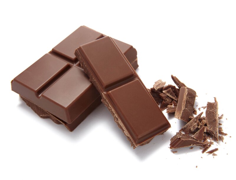 chocolate bar pieces