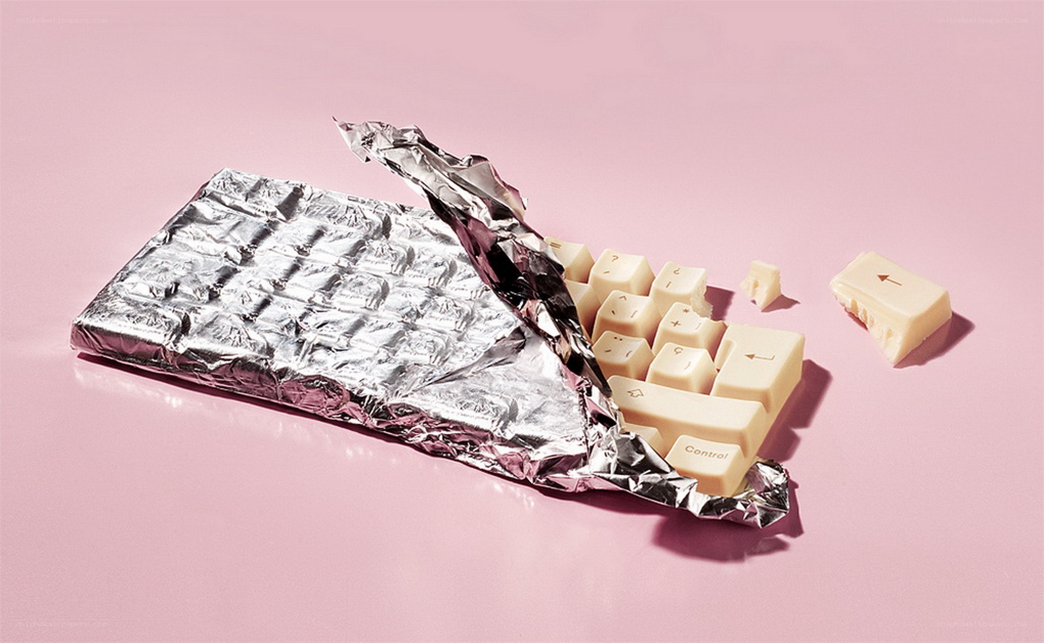 chocolate bar shaped like keyboard
