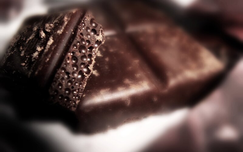 Chocolate Bar with Bubbles — Brown