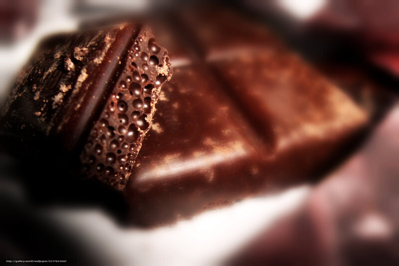 Chocolate Bar with Bubbles