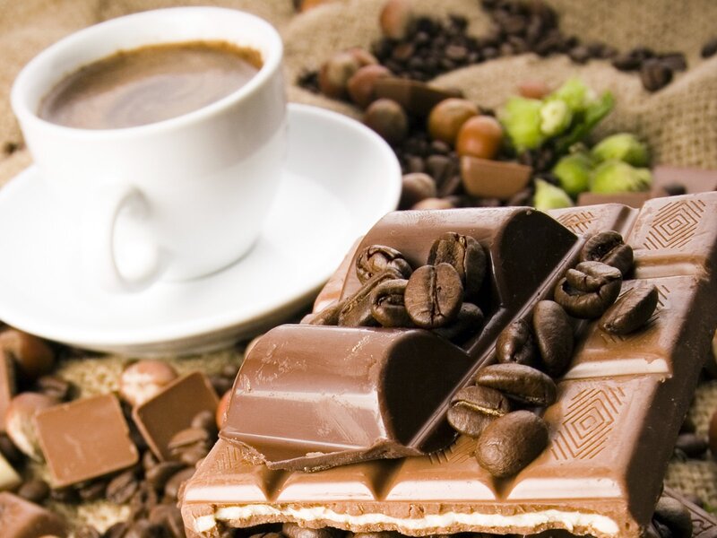 Chocolate Bar with Coffee — Brown, Calm