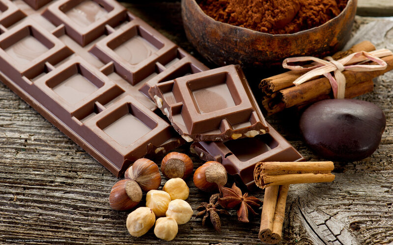 Chocolate Bar with Ingredients
