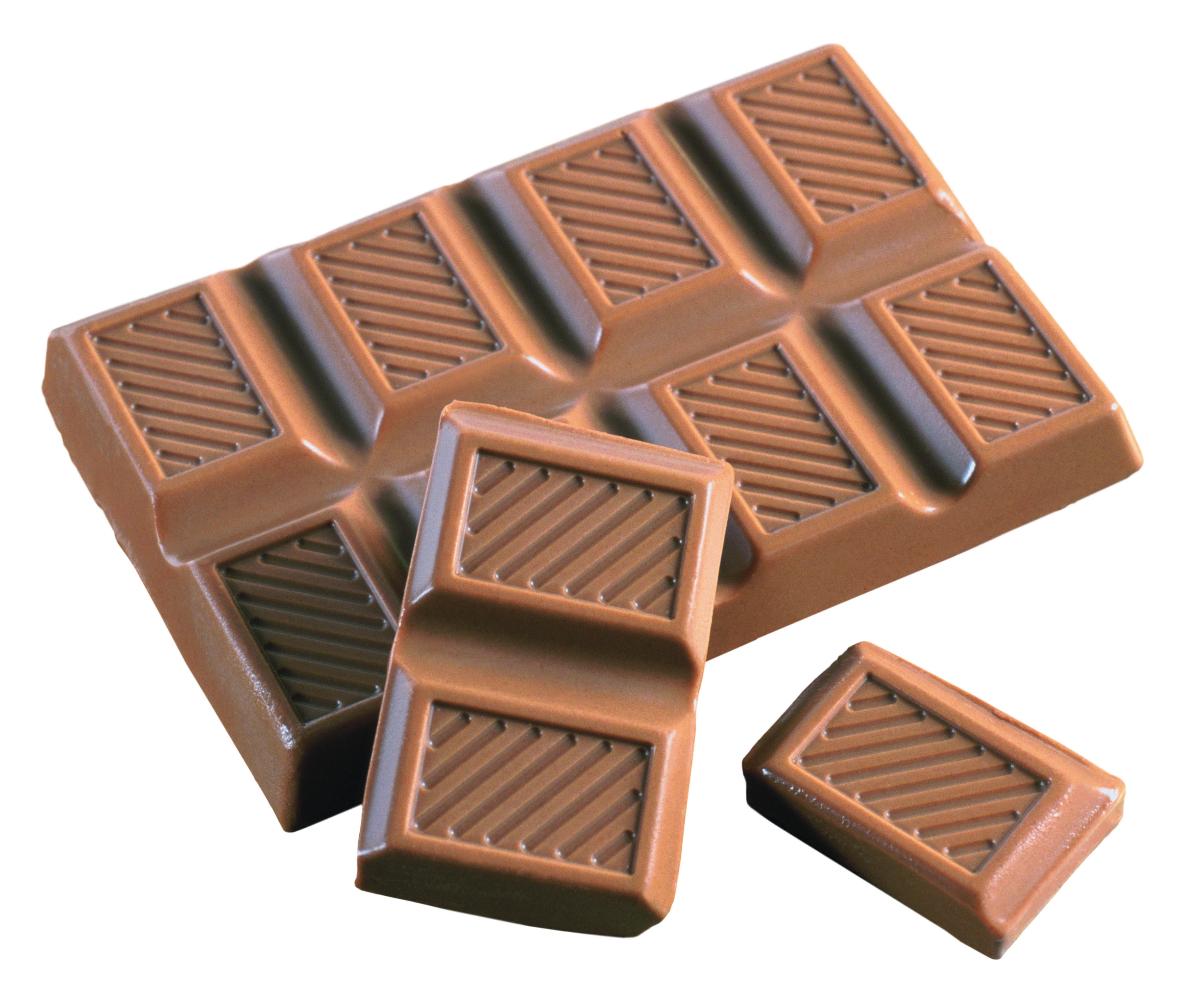 chocolate bar with pieces