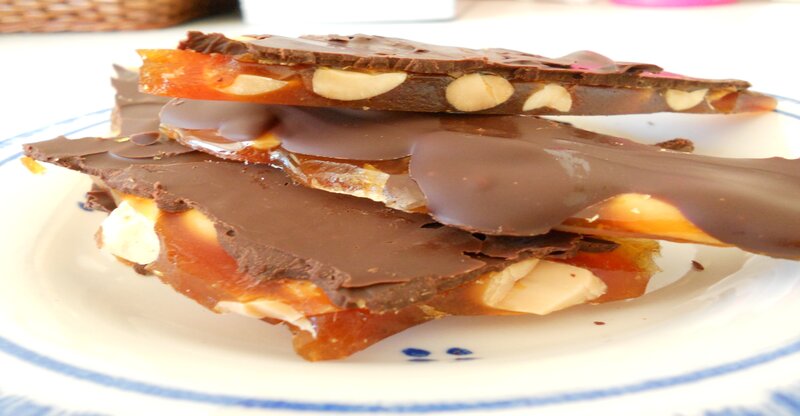 Chocolate Bark with Nuts