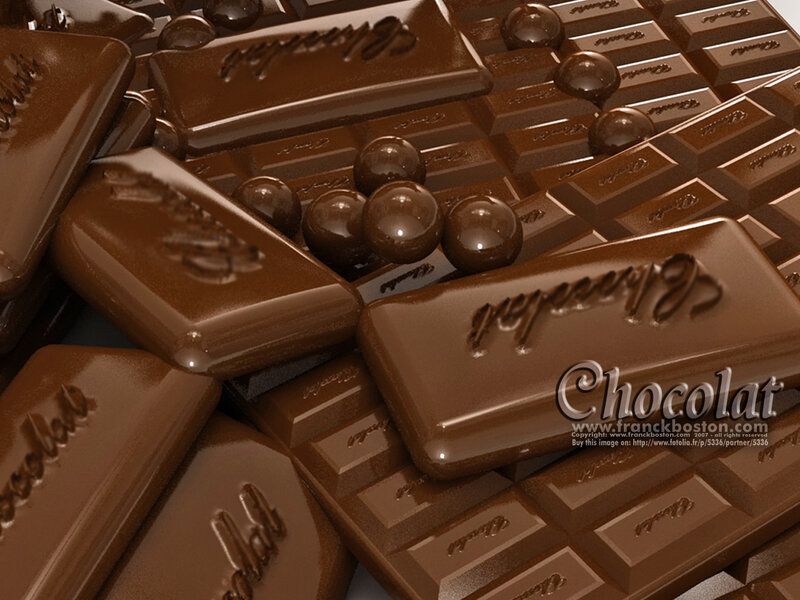 chocolate bars and candies