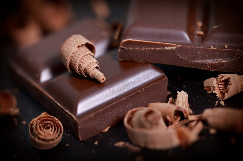 Chocolate Bars and Shavings — Brown