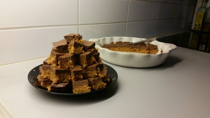 Chocolate Bars on Plate — Brown
