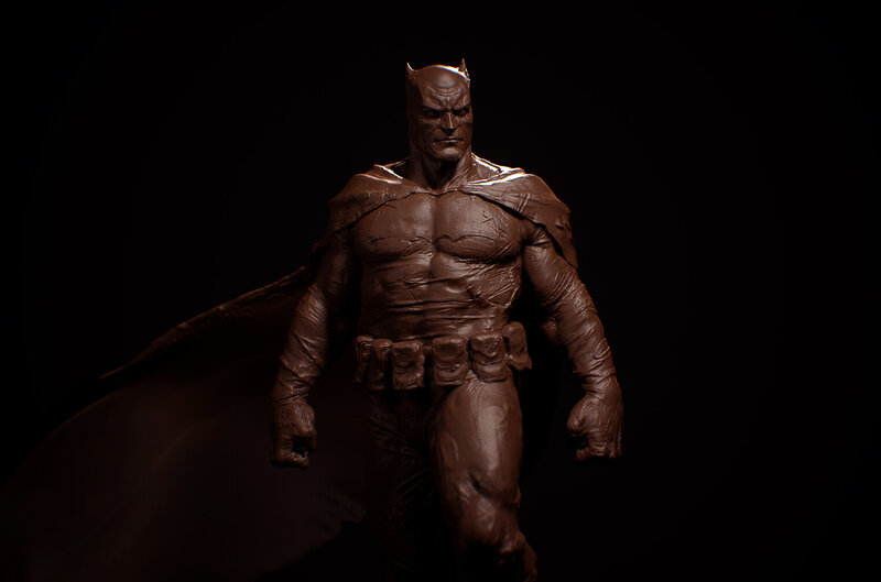 Chocolate Batman Figure