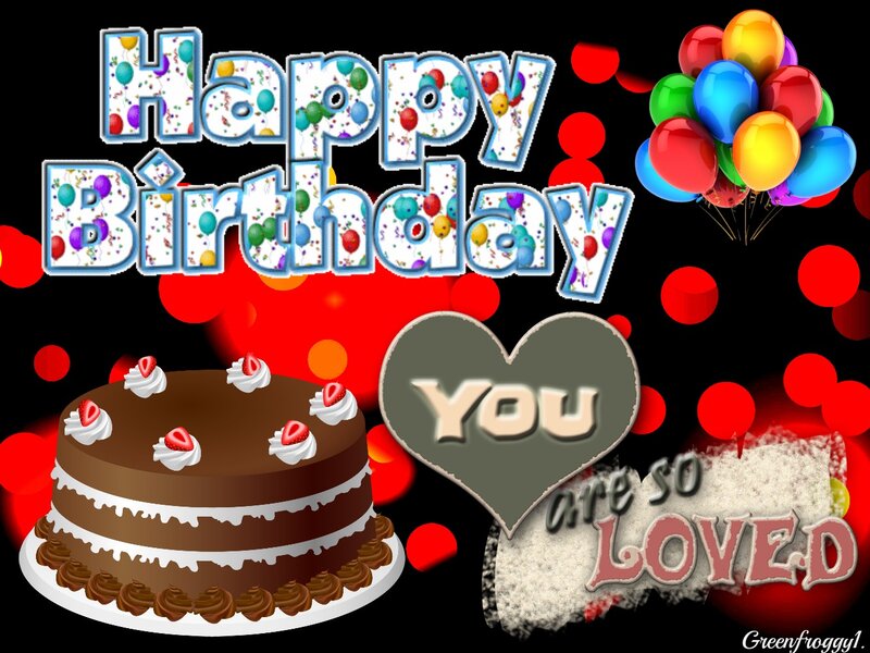 Chocolate Birthday Cake — Black
