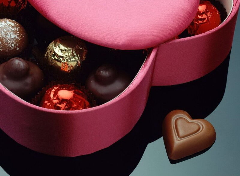 Chocolate Box with Heart