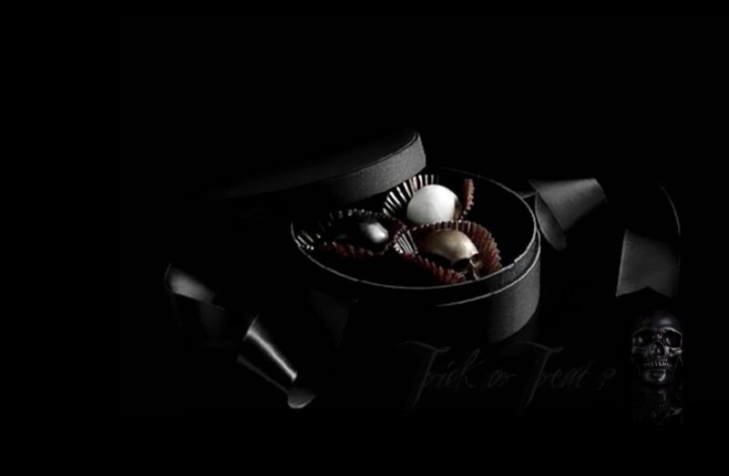 Chocolate Box with Skull