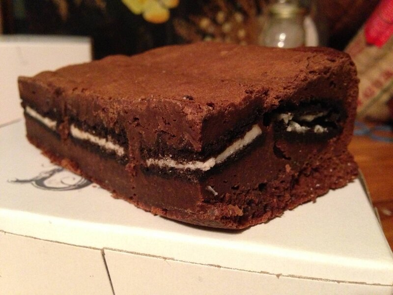 Chocolate Brownie with Oreo