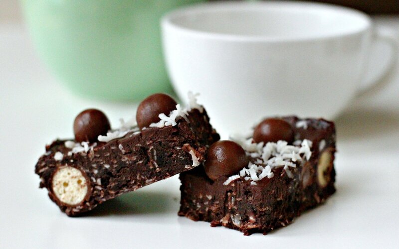 Chocolate Brownies with Candies
