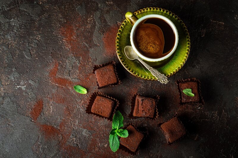Chocolate Brownies with Coffee